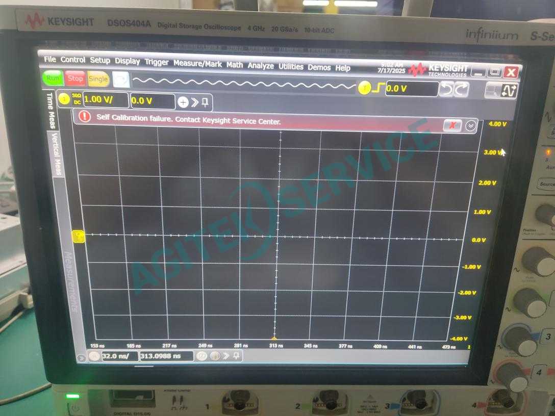 是德科技DSOS404A 示波器開機PLL報錯維修 是德科技DSOS404A 示波器開機PLL報錯維修