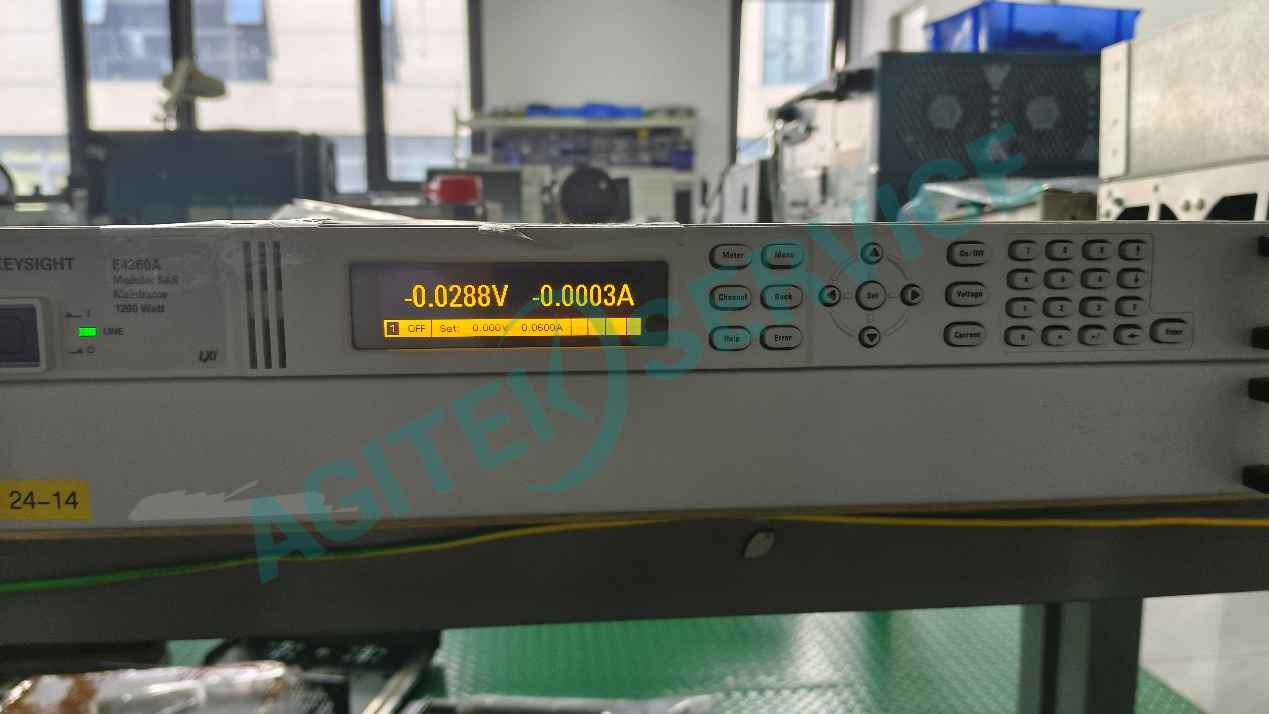 是德科技E4360A電源上電開機有小電壓維修