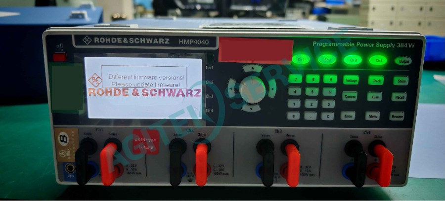 羅德與施瓦茨HMP4040 電源開機報通信錯誤維修