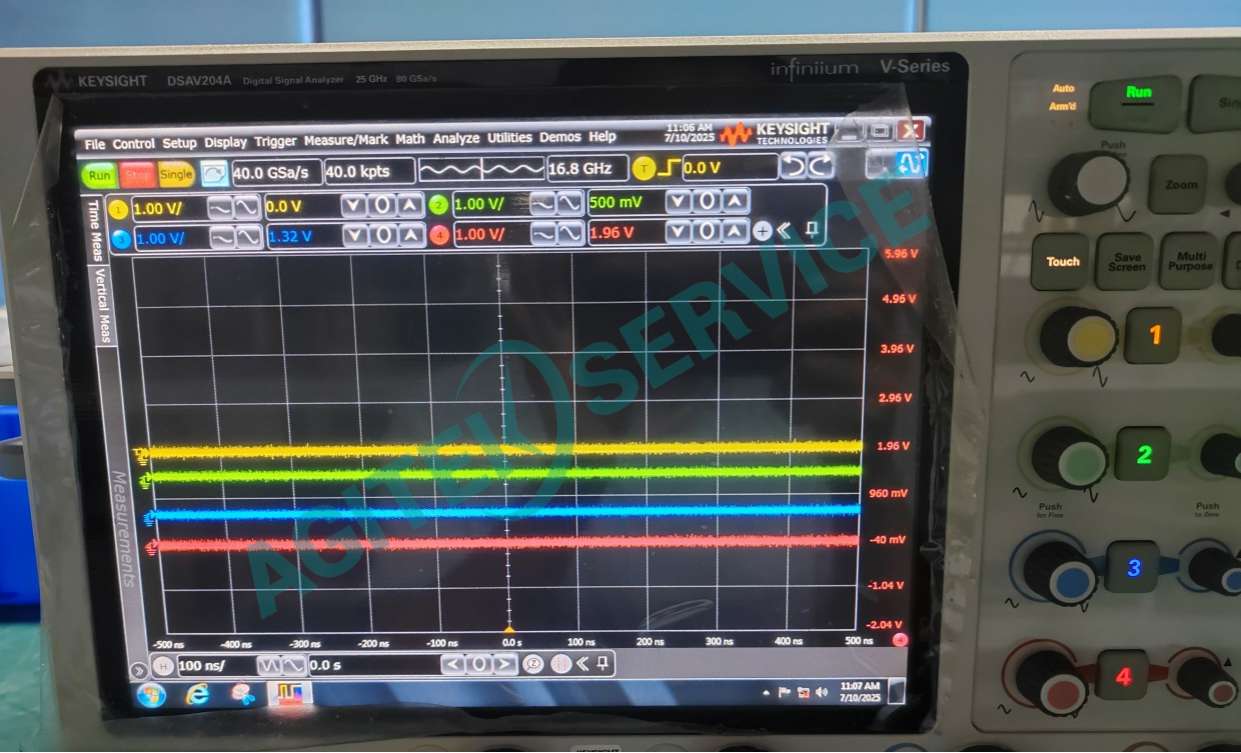 是德科技DSAV204A示波器開機報錯