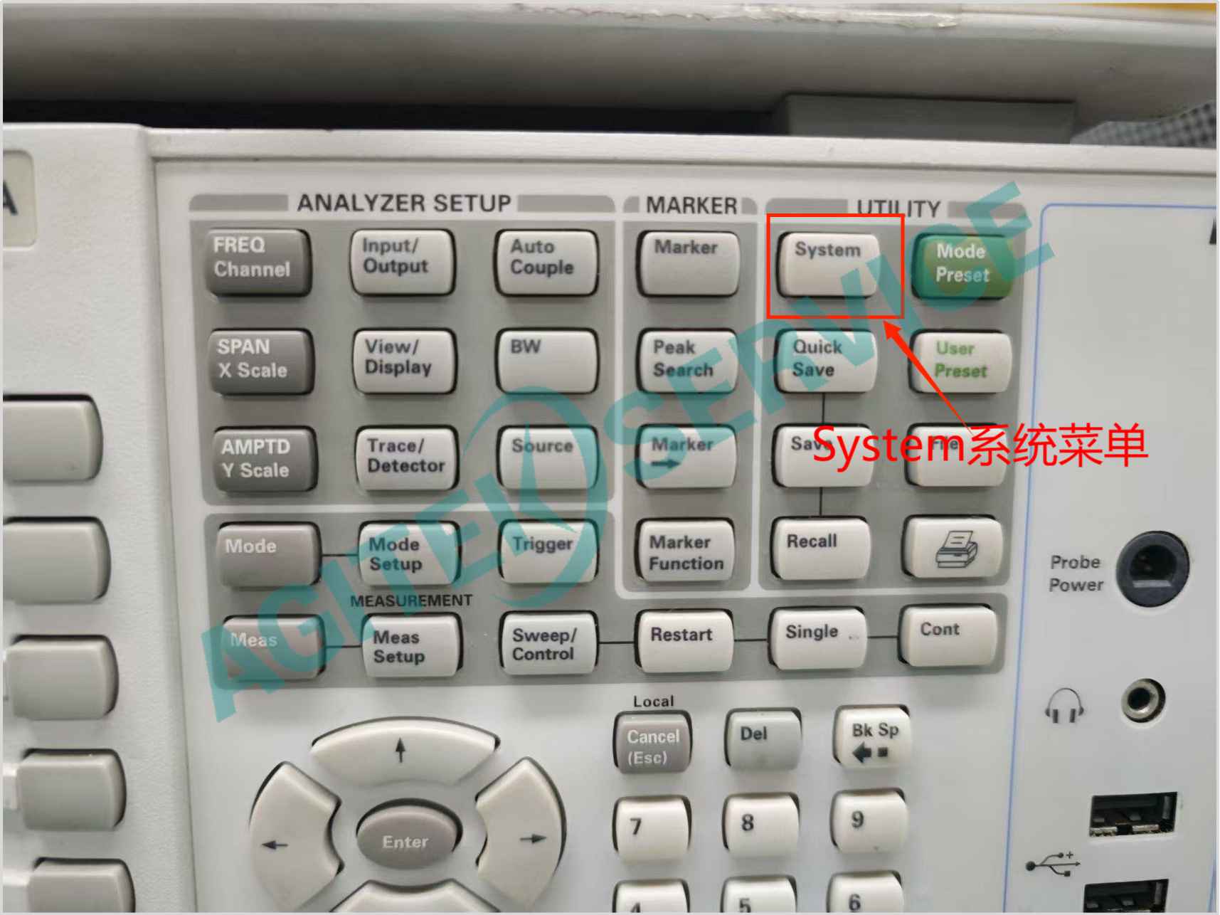 Keysight是德頻譜儀N9020A查看設備選件信息圖解步驟