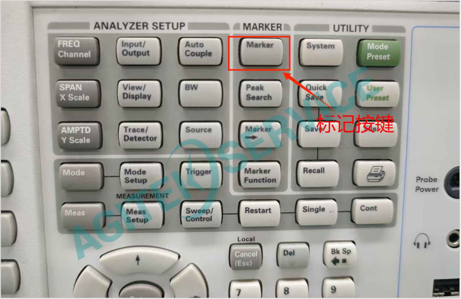 Keysight是德科技N9020A頻譜儀標記功能使用圖解