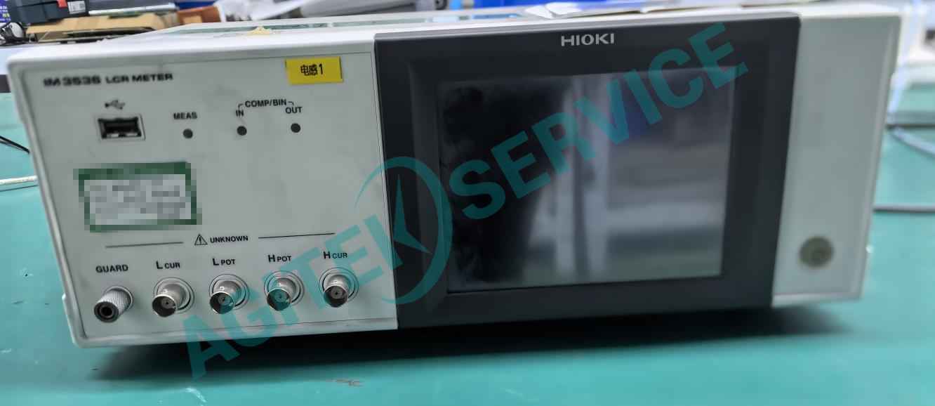 HIOKI日置IM3536 LCR表開機報錯維修案例