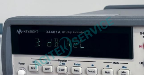 Keysight是德34401A萬用表測 dB/dBm（信號強弱）教程