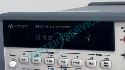 是德34401A萬用表測 dB/dBm（信號強弱）教程