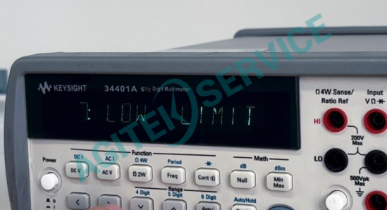 是德34401A 數字萬用表極限測試（LIMIT TEST） 教程