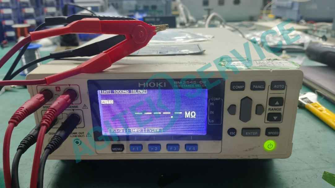 HIOKI日置RM3545-02微歐計不能正常測量維修案例