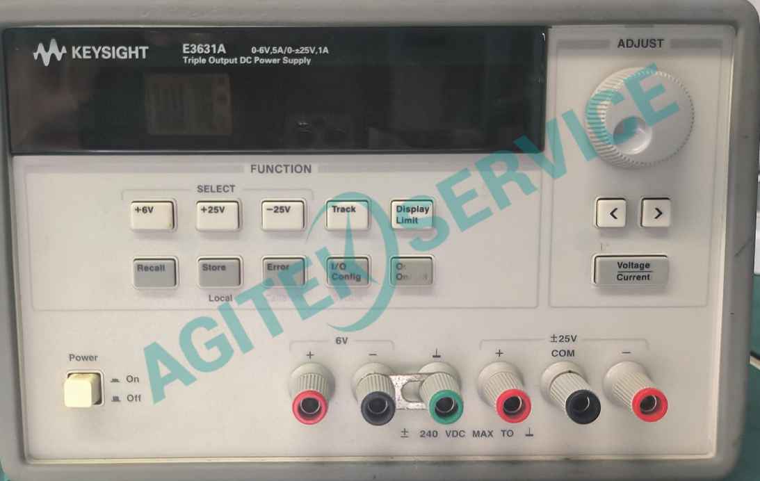 Keysight是德科技E3631A可調電源加電開機黑屏維修案例