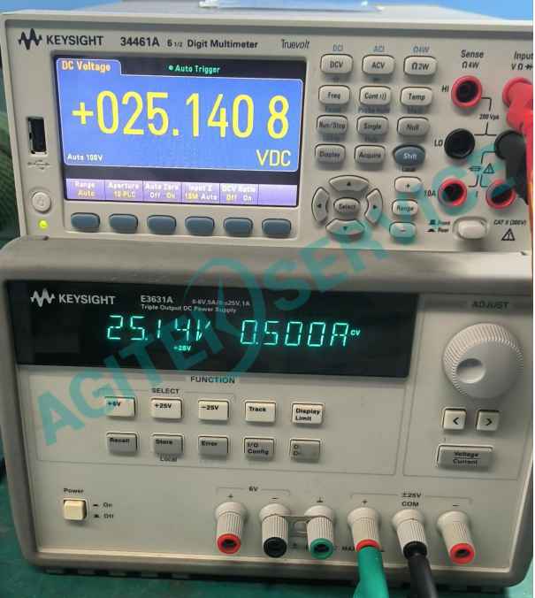 是德科技E3631A可調電源加電開機黑屏維修
