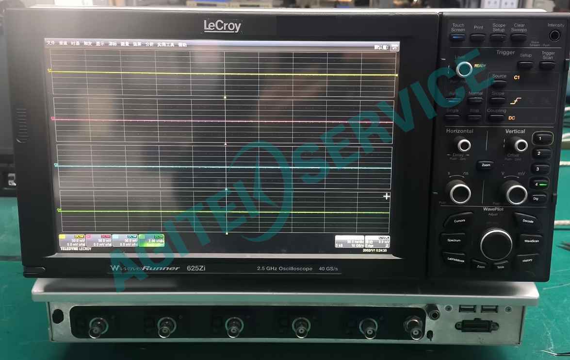 免费深夜视频APP成人网站WaveRunner 625Zi數字示波器開機顯示異常正弦波維修