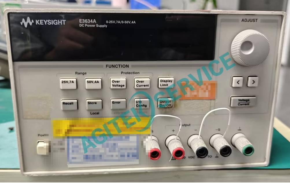 Keysight 是德E3634A電源開機顯示Unreg維修案例