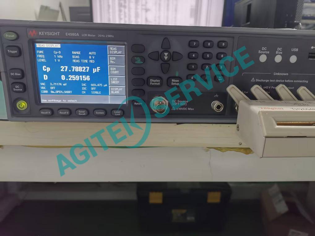 是德E4980A LCR表容值測不了維修
