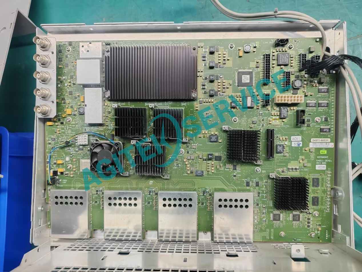 是德科技DSOS104A示波器自檢報錯，無基線，無法測量維修