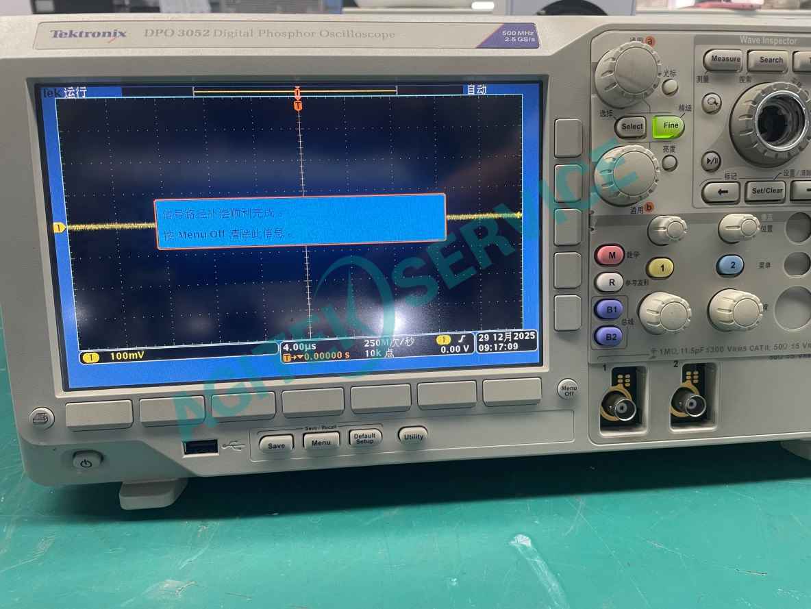 泰克DPO3052示波器無法開機維修
