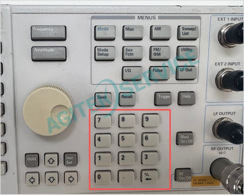 E4438C 矢量信號發生器連續波輸出操作指南