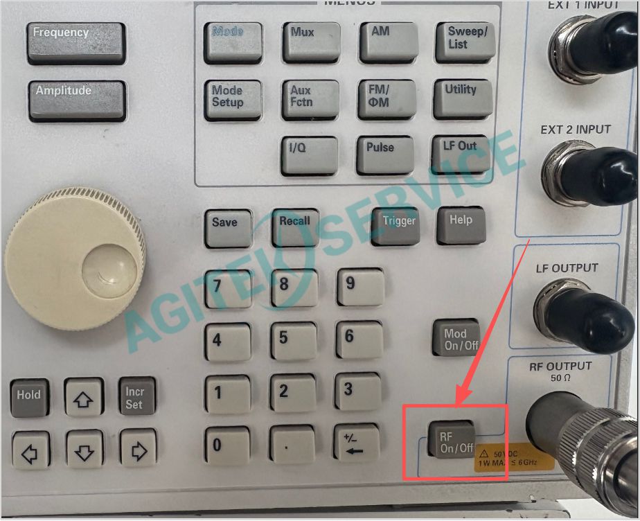 E4438C 矢量信號發生器連續波輸出操作指南