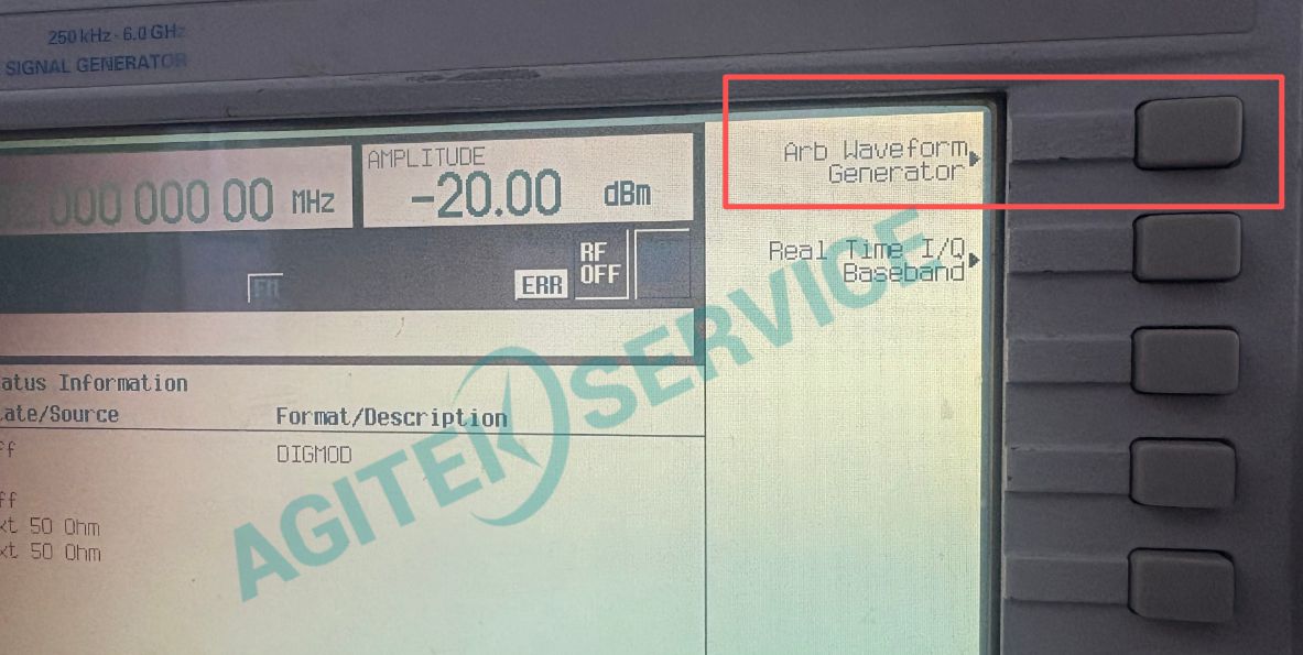 E4438C 矢量信號發生器自定義數字調製操作指南