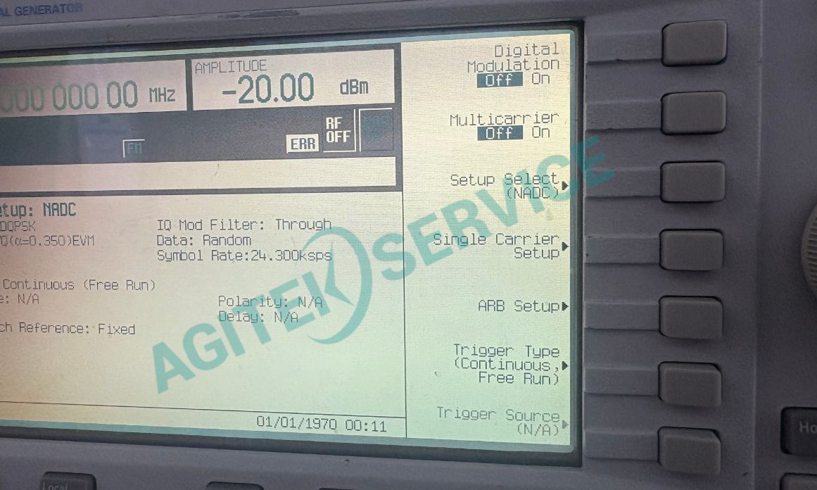 E4438C 矢量信號發生器自定義數字調製操作指南