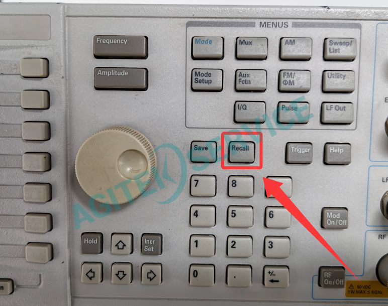 E4438C 矢量信號發生器參數保存與恢複操作指南