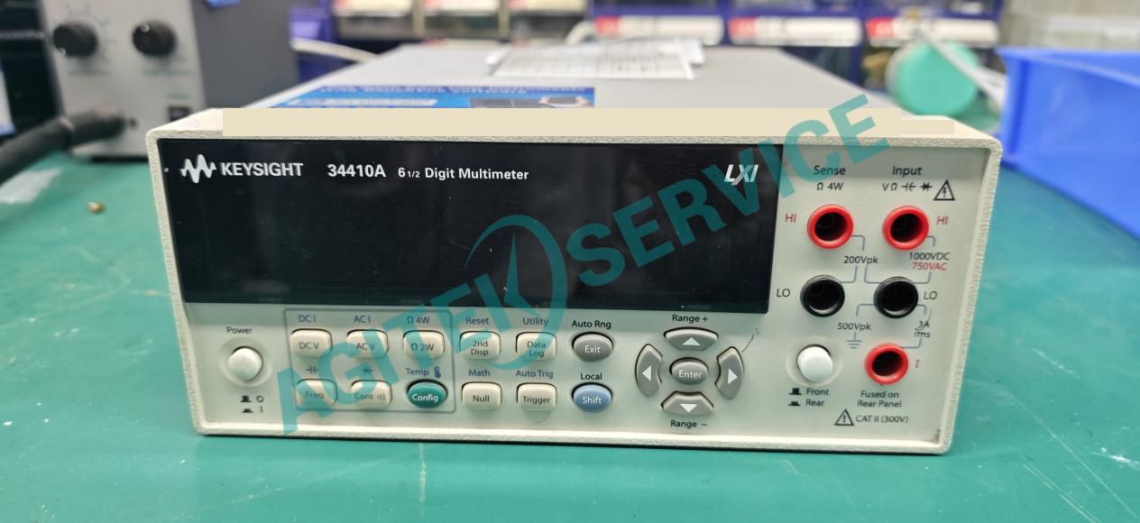 Keysight是德34410A萬用表上電無法開機維修案例