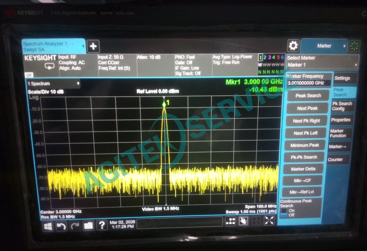 是德科技N9000B頻譜分析儀測試超差維修
