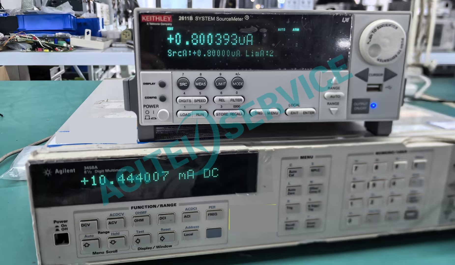 Keithley深夜成人在线观看2611B源表測試電阻不準維修案例