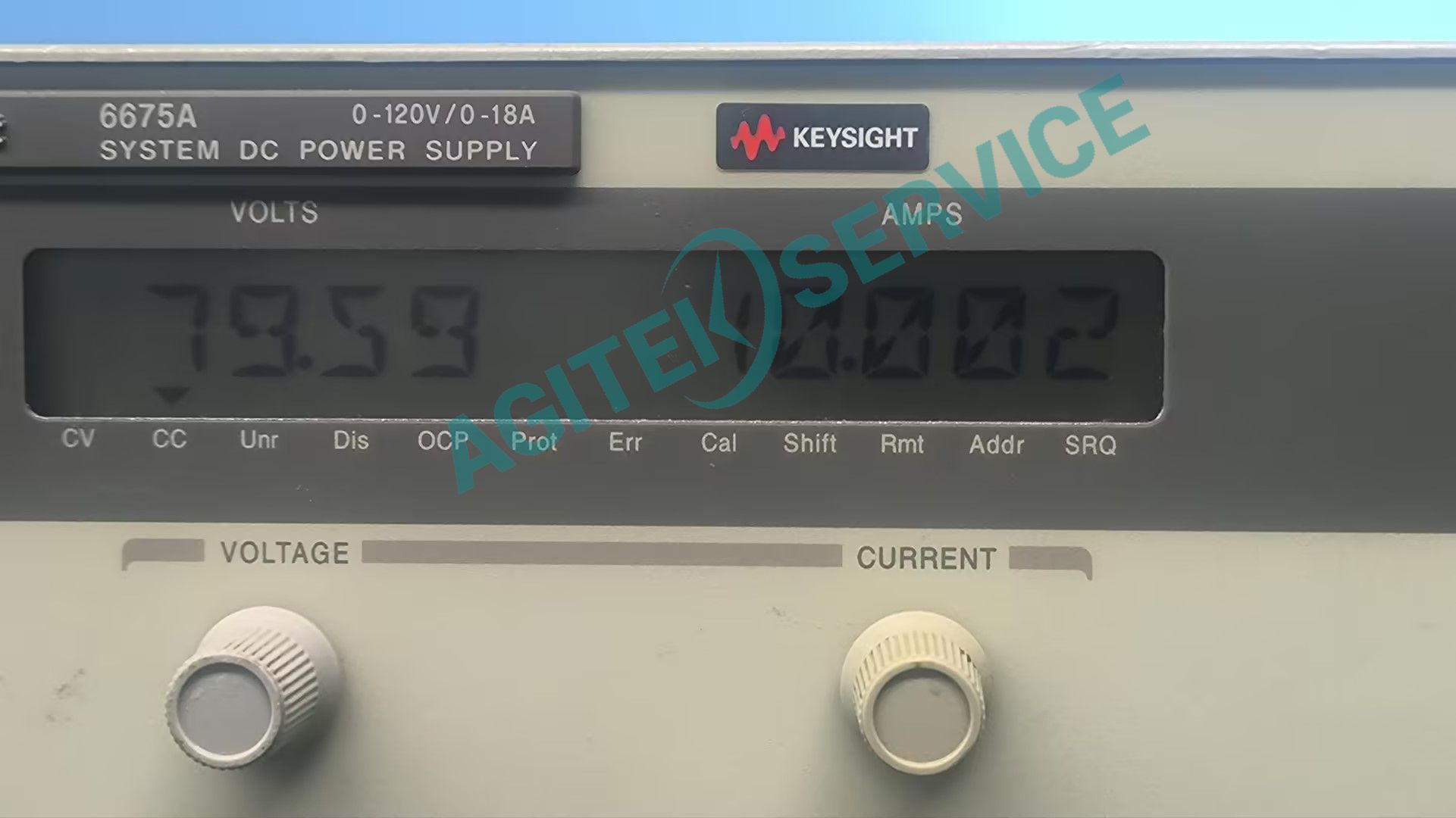 是德科技 6675A高精度程控電源無法正常輸出維修