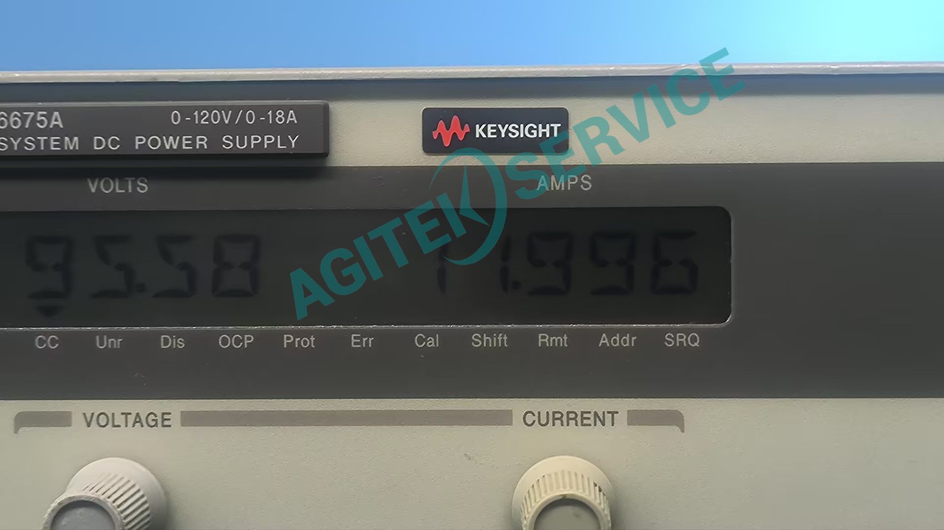 是德科技 6675A高精度程控電源無法正常輸出維修
