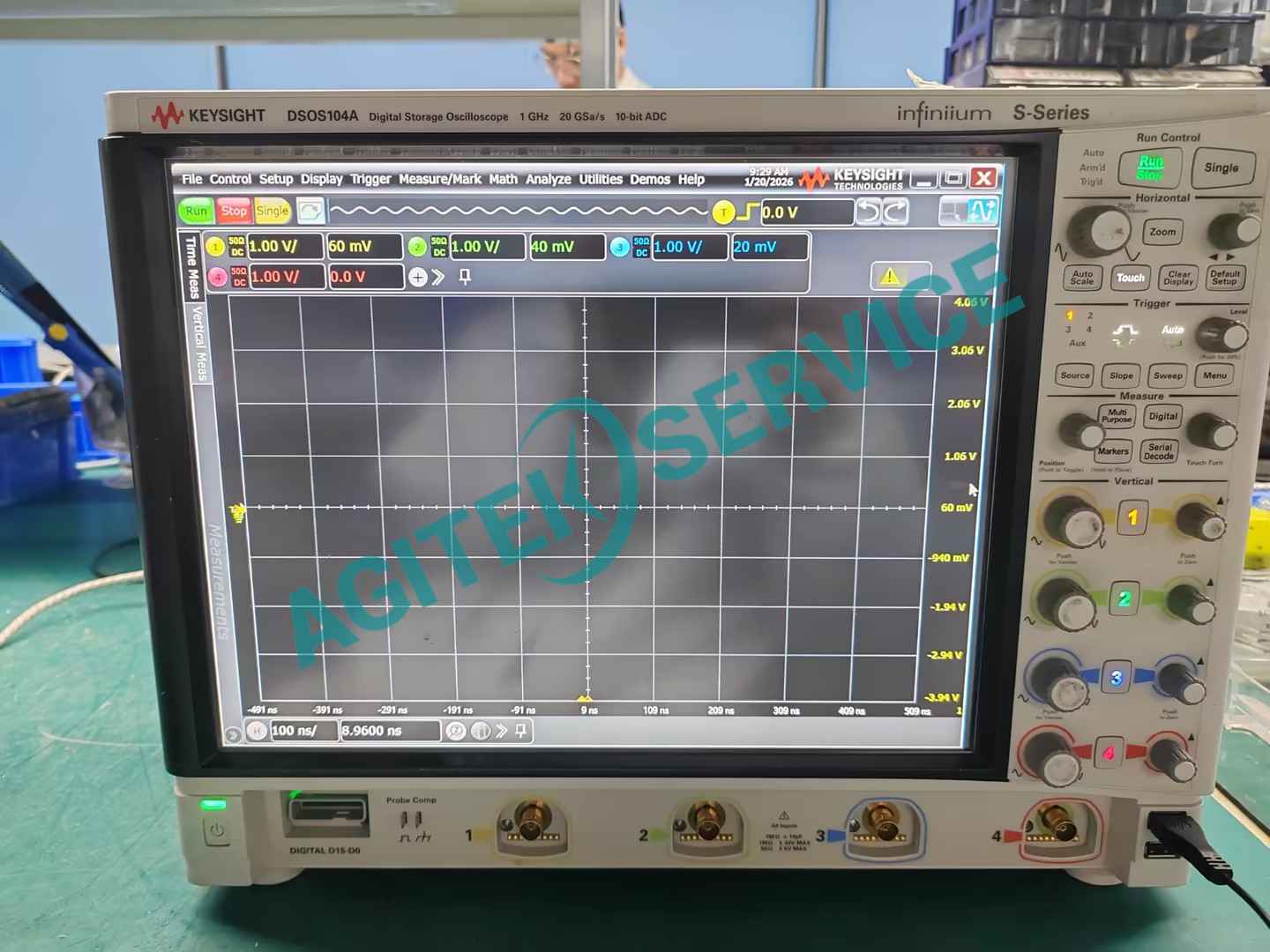示波器開機自檢報錯如何解決