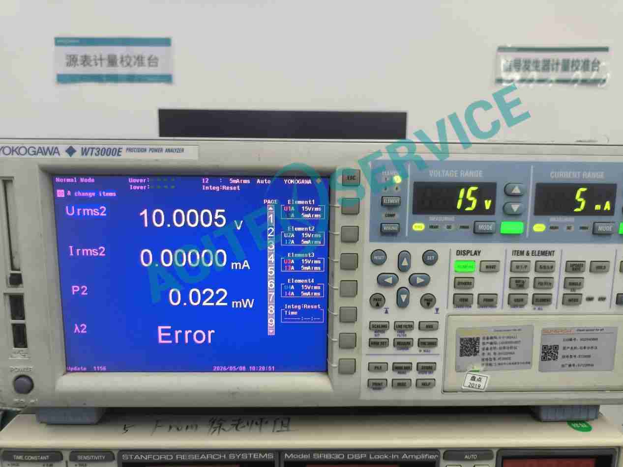橫河WT3000E 功率分析儀不開機維修