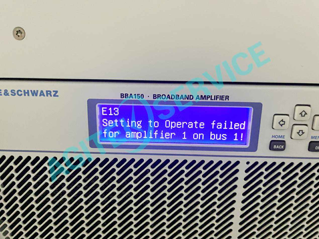 羅德與施瓦茨(Rohde&Schwarz)係統放大器維修
