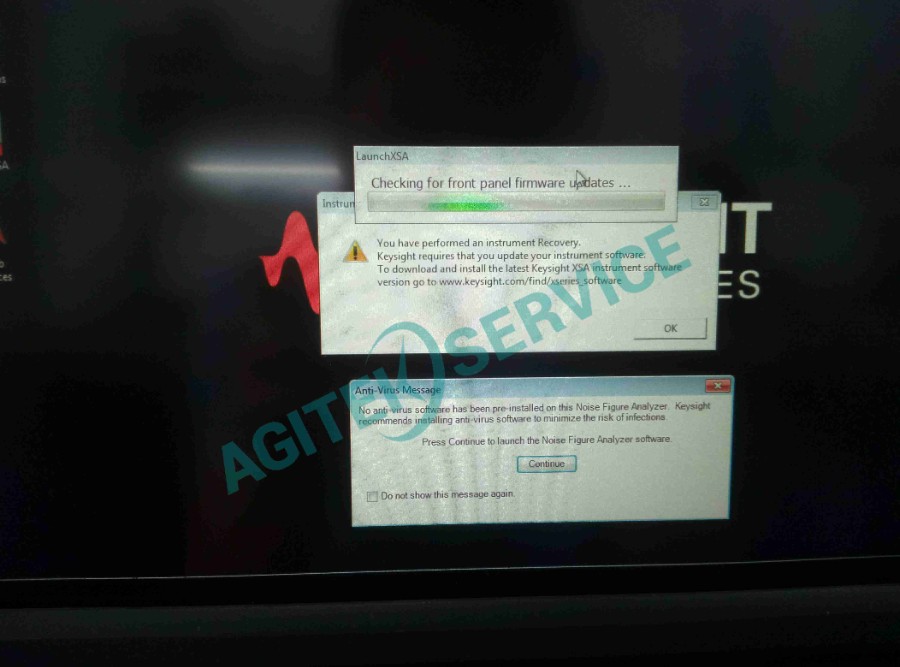 Keysight噪聲係數分析儀開機黑屏維修