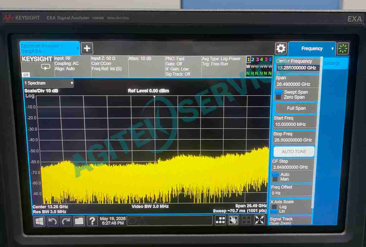 是德科技N9010B頻譜分析儀開機報錯維修