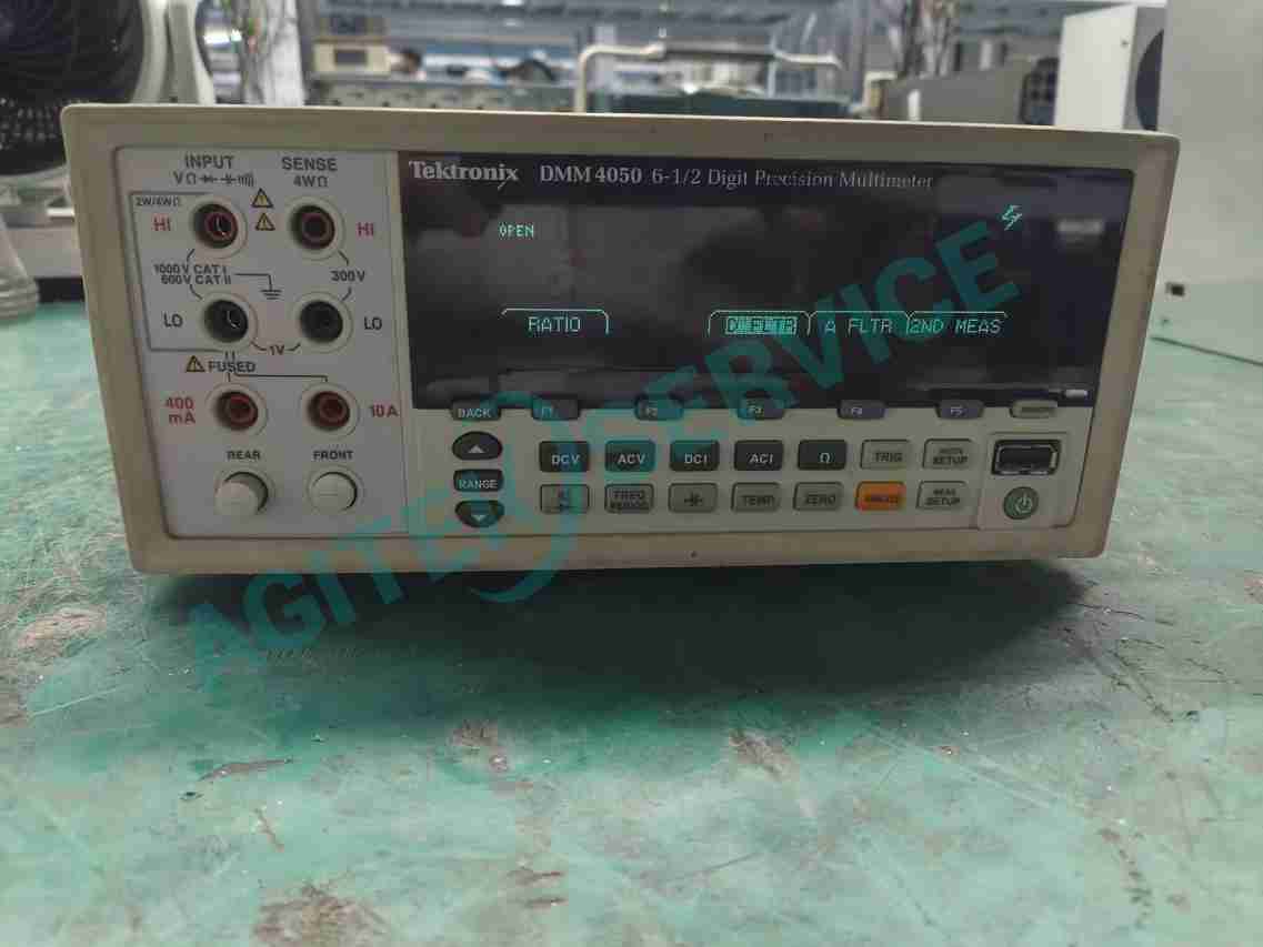 Tektronix泰克DMM4050萬用表無法測量、通訊故障維修案例分享