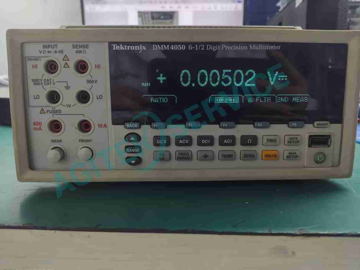 泰克DMM4050萬用表無法測量、通訊故障維修