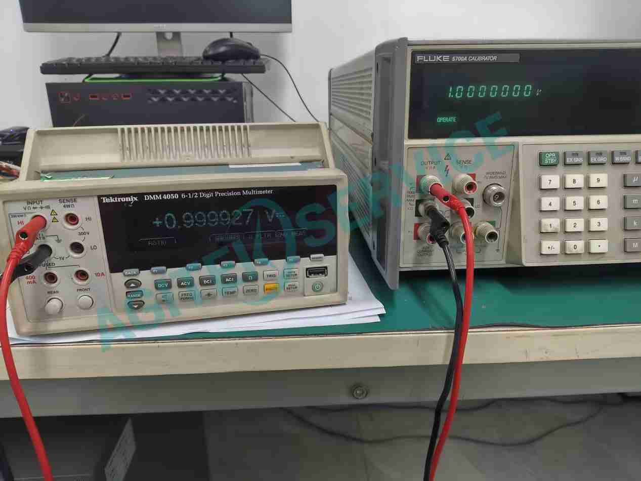 泰克DMM4050萬用表無法測量、通訊故障維修