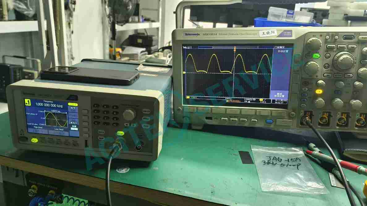 Tektronix泰克AFG1102X信號發生器輸出信號異常維修案例