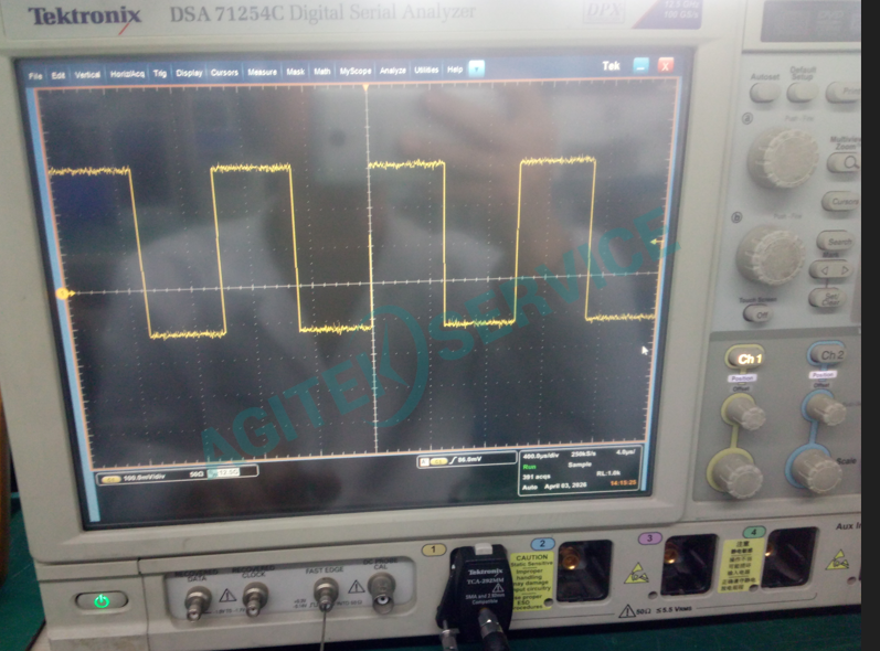 泰克DSA71254C示波器無法開機