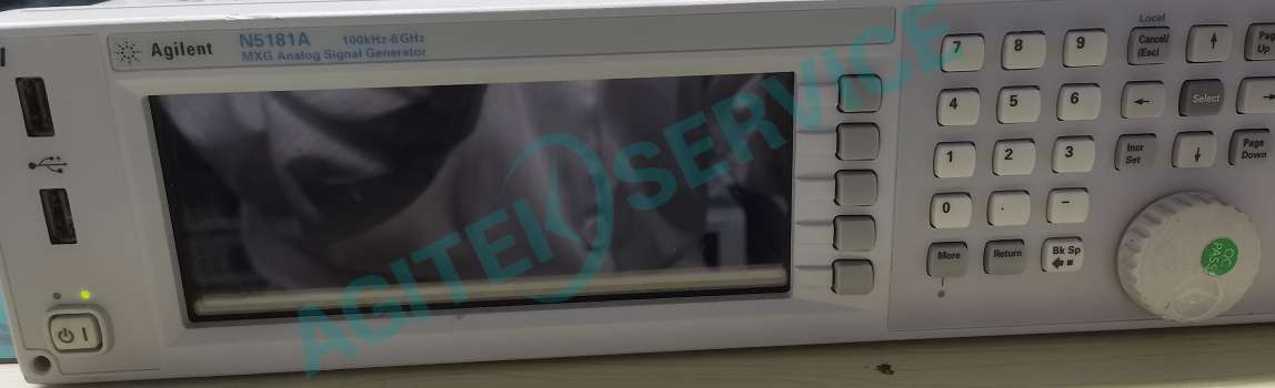 keysight是德科技N5181A-6G信號發生器偶發開機黑屏故障維修案例