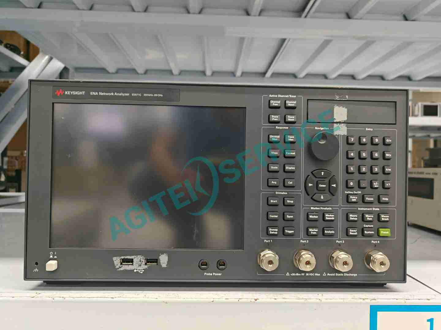 安捷倫 E5071C網絡分析儀實拍圖