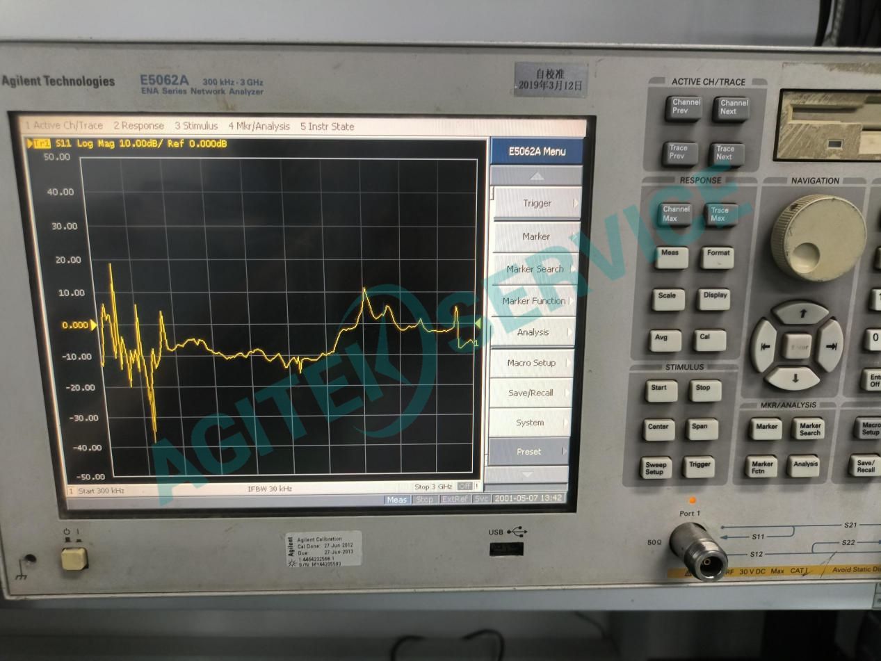E5062A網絡分析儀維修