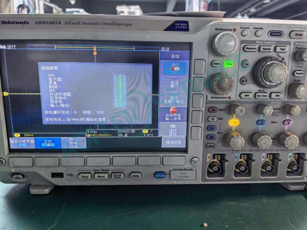 MDO3014示波器故障修複圖