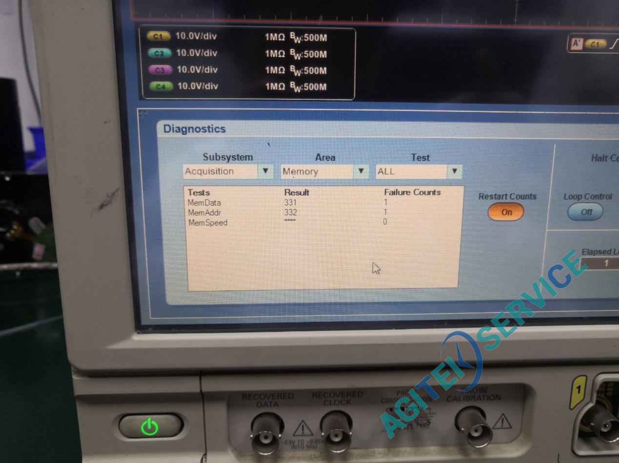 DPO7354C示波器故障圖