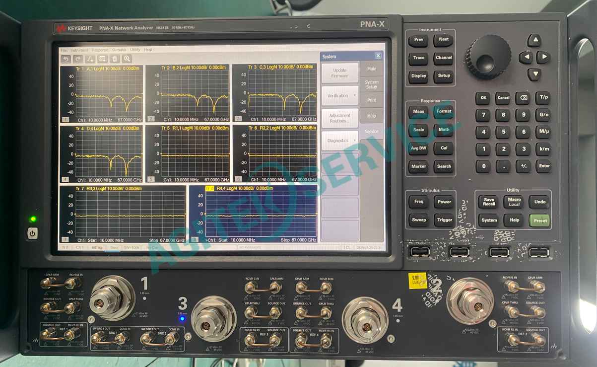 是德科技N5247A PNA-X網絡分析儀常見故障現象與排查思路