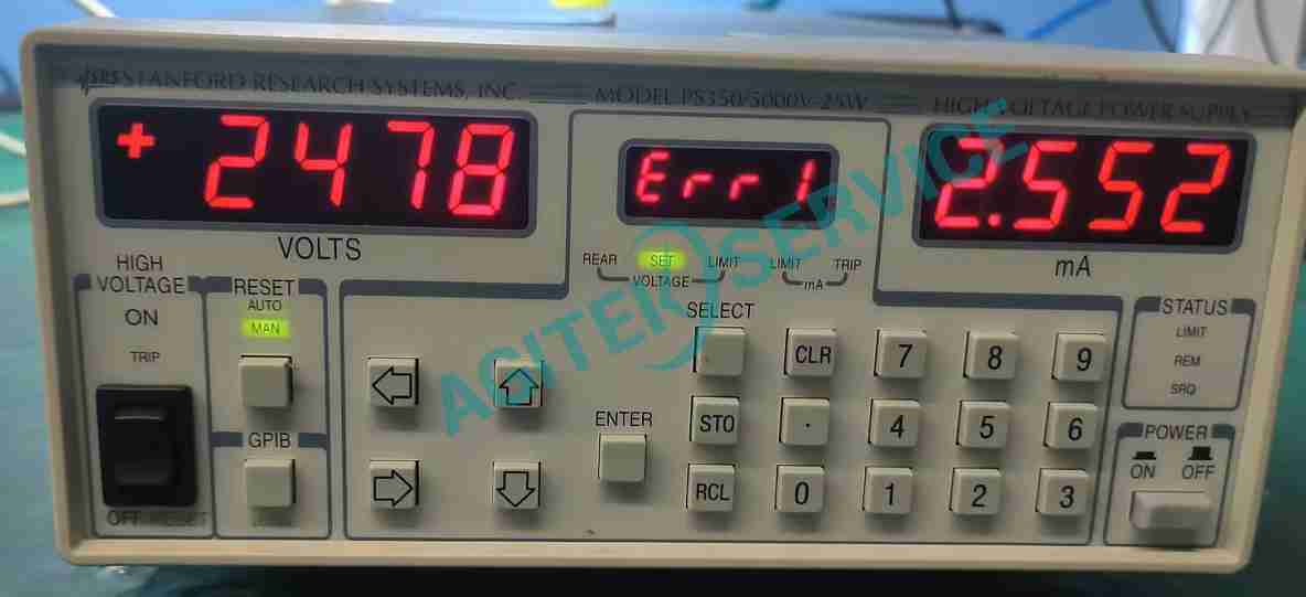 斯坦福PS350高壓直流電源常見故障代碼及解決方法
