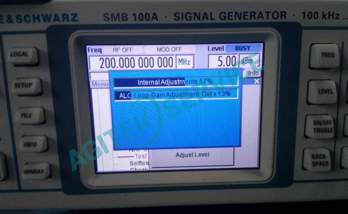 羅德與施瓦茨SMB100A功率全頻段偏低6dBm左右