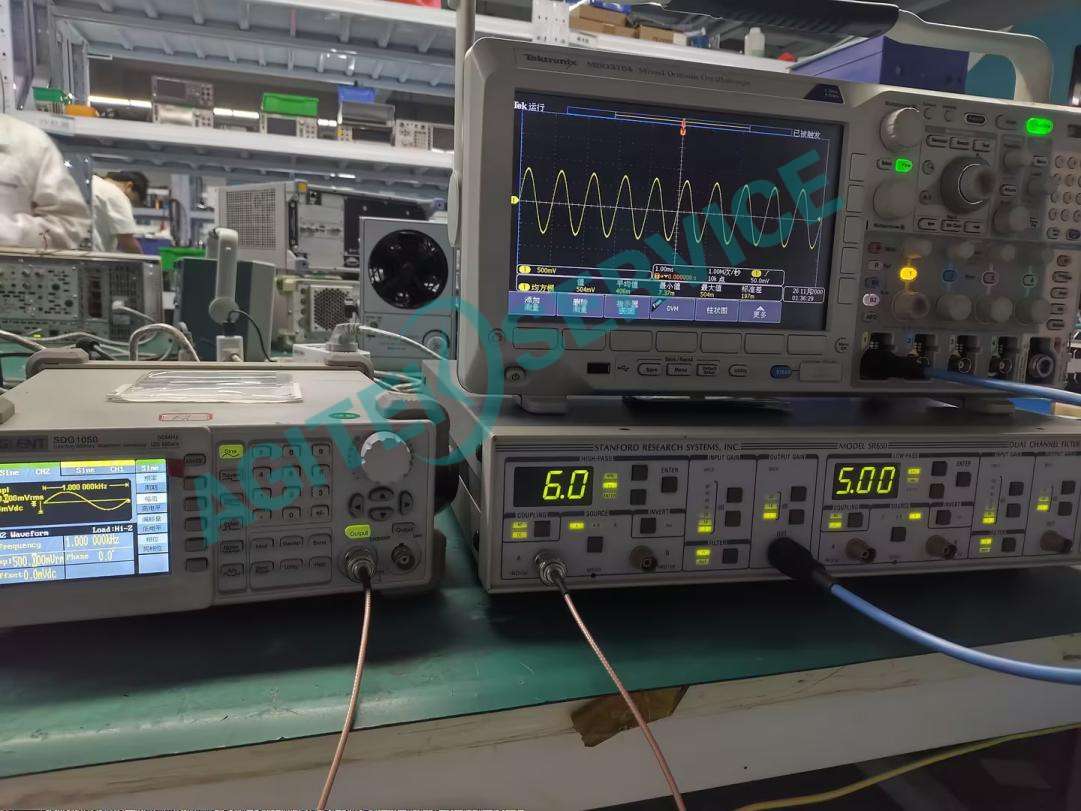 斯坦福 Sr650可編程濾波器A通道測不到值維修