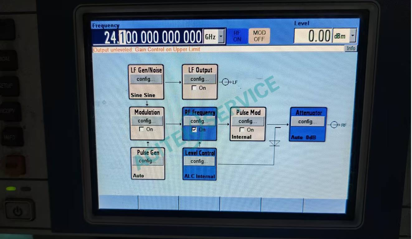 羅德與施瓦茨 SMF100A微波信號發生器常見故障代碼及解決方法