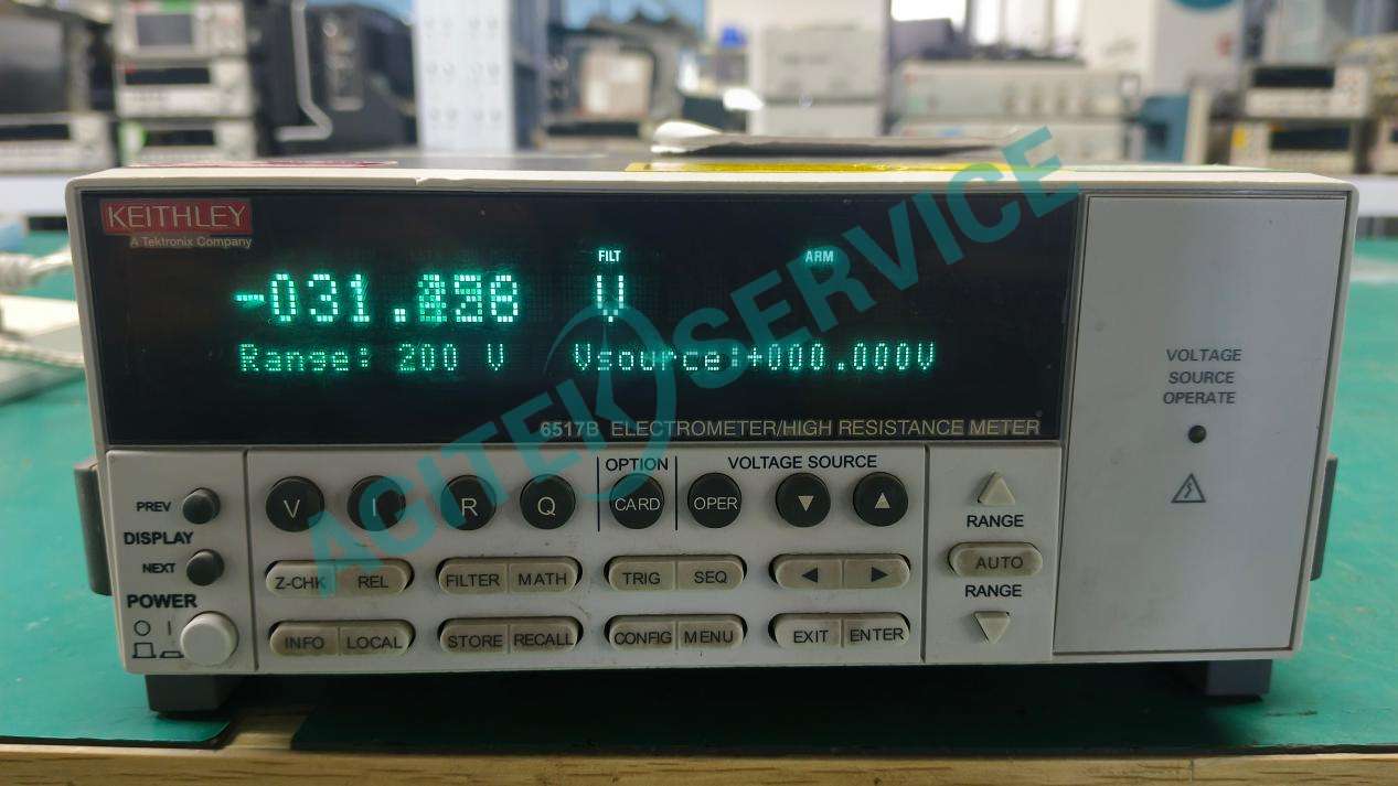 Keithley深夜成人在线观看6517B靜電計儀器測量值一直有一個數值維修案例
