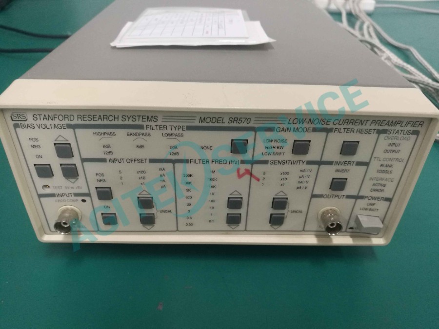 斯坦福SR570低噪聲電流前置放大器常見故障代碼與解決方法